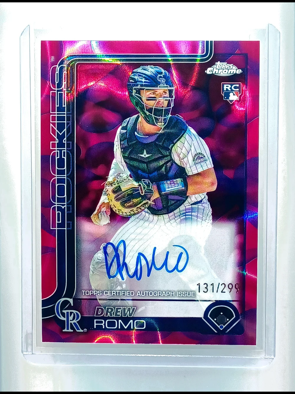 Drew Romo Topps Chrome Autograph Rookie Card Refractor - Picture 1 of 1